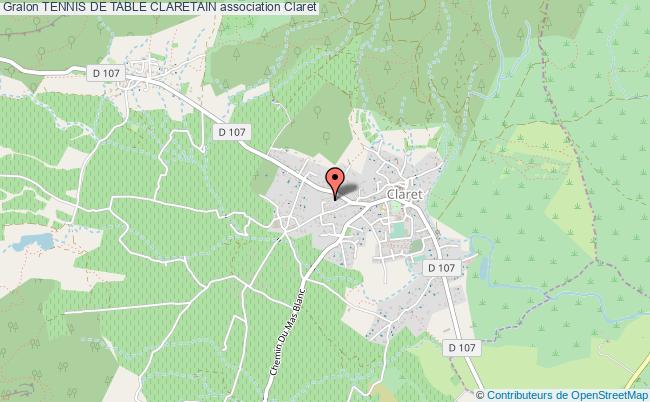 TENNIS DE TABLE CLARETAIN