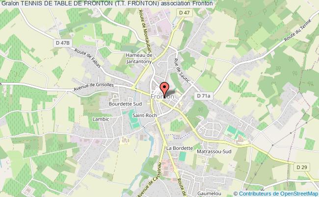 TENNIS DE TABLE DE FRONTON (T.T. FRONTON)