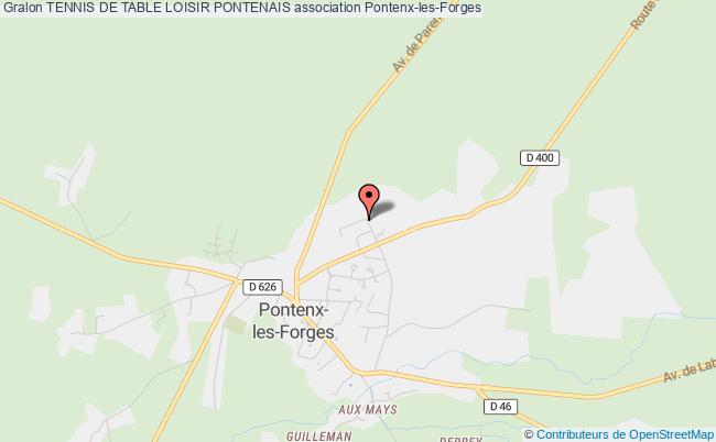 TENNIS DE TABLE LOISIR PONTENAIS