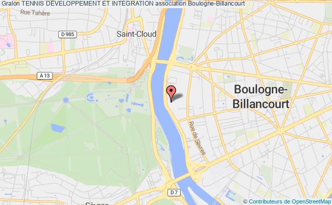 TENNIS DÉVELOPPEMENT ET INTÉGRATION