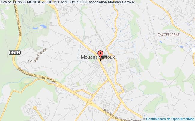 plan association Tennis Municipal De Mouans Sartoux Mouans-Sartoux