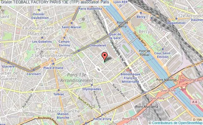 plan association Teqball Factory Paris 13e (tfp) Paris