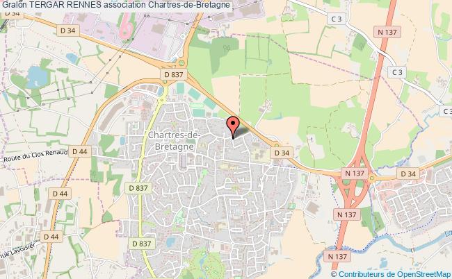 plan association Tergar Rennes Chartres-de-Bretagne