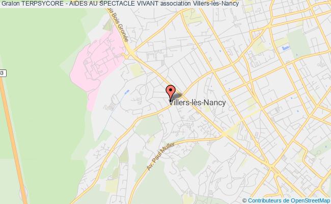 plan association Terpsycore - Aides Au Spectacle Vivant Villers-lès-Nancy