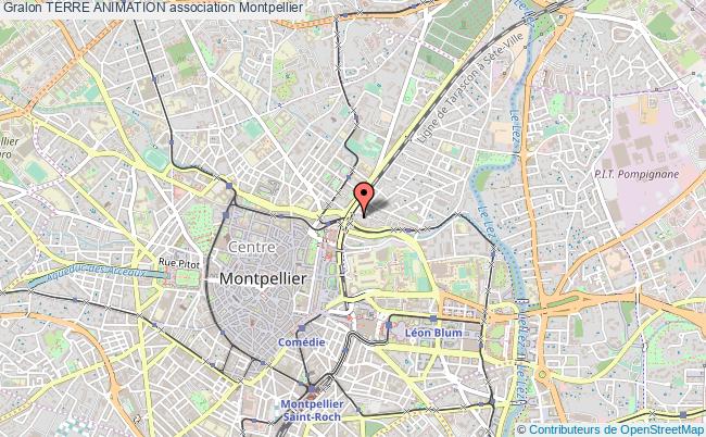 plan association Terre Animation Montpellier