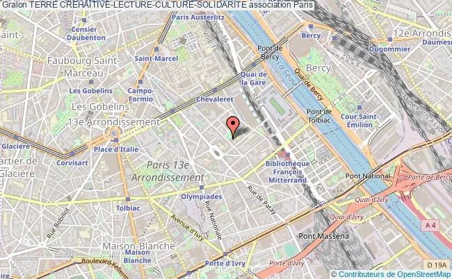 plan association Terre CrehaÏtive-lecture-culture-solidarite Paris
