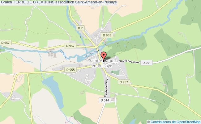 plan association Terre De Creations Saint-Amand-en-Puisaye