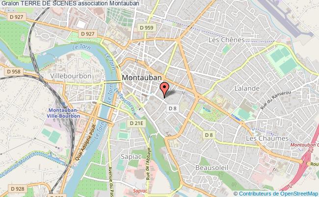 plan association Terre De Scenes Montauban