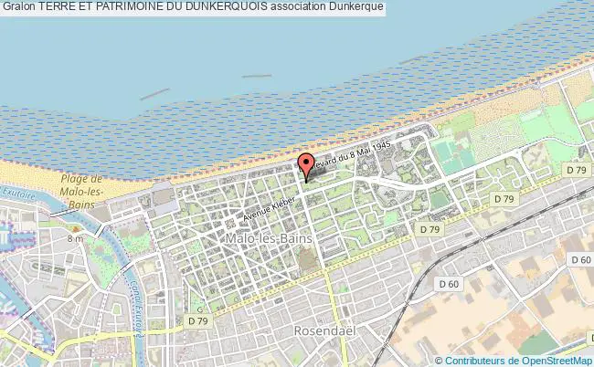 plan association Terre Et Patrimoine Du Dunkerquois Dunkerque