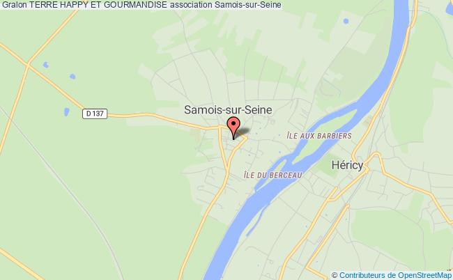 plan association Terre Happy Et Gourmandise Samois-sur-Seine