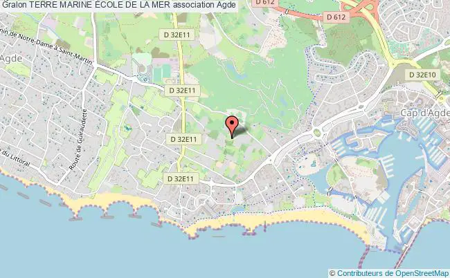 plan association Terre Marine École De La Mer Agde