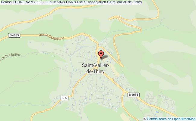 plan association Terre Vanylle - Les Mains Dans L'art Saint-Vallier-de-Thiey