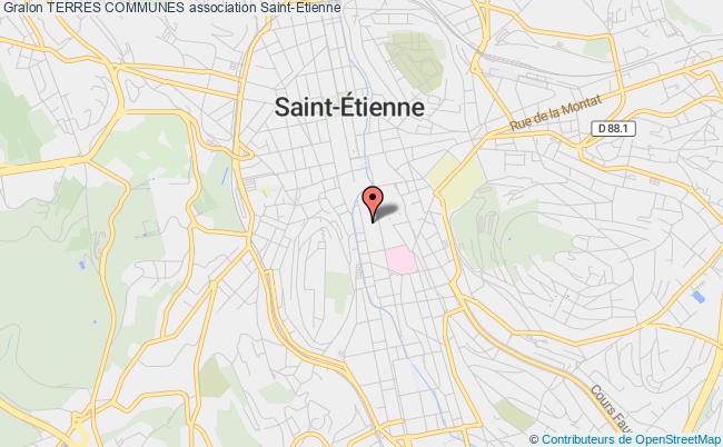 plan association Terres Communes Saint-Étienne