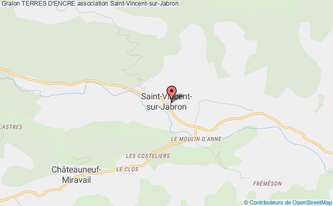 plan association Terres D'encre Saint-Vincent-sur-Jabron