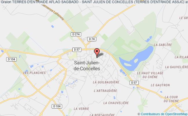 plan association Terres D'entraide Aflao Sagbado - Saint Julien De Concelles (terres D'entraide Assjc) Saint-Julien-de-Concelles