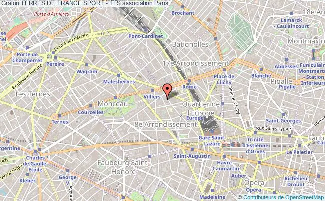 plan association Terres De France Sport - Tfs Paris