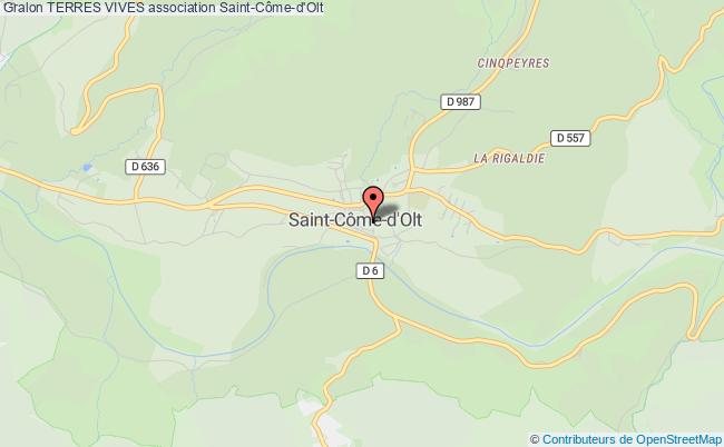 plan association Terres Vives Saint-Côme-d'Olt