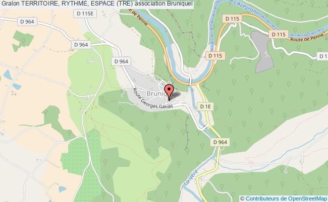 plan association Territoire, Rythme, Espace (tre) Bruniquel