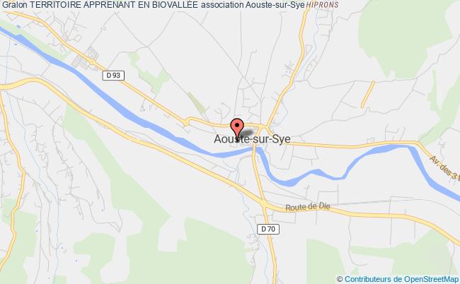 plan association Territoire Apprenant En BiovallÉe Aouste-sur-Sye
