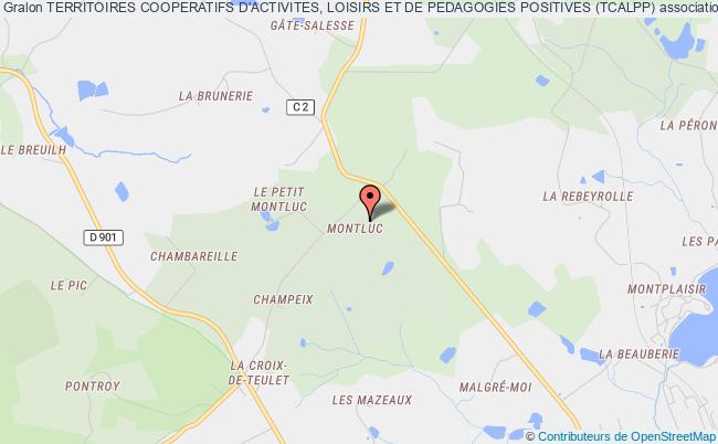 plan association Territoires Cooperatifs D'activites, Loisirs Et De Pedagogies Positives (tcalpp) Saint-Yrieix-la-Perche