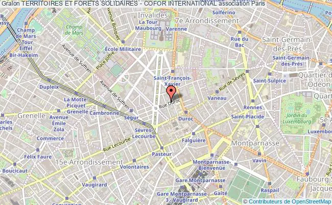 plan association Territoires Et Forets Solidaires - Cofor International Paris