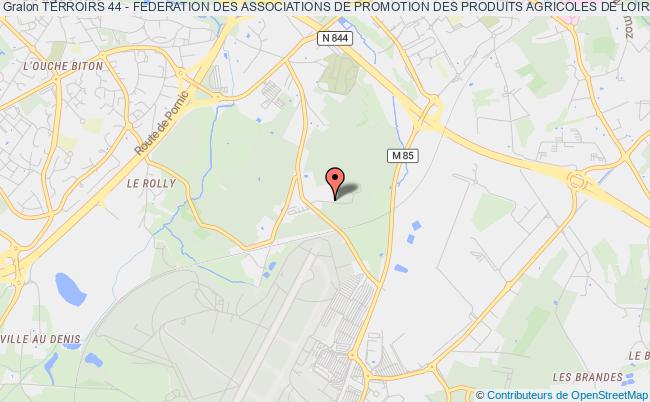 plan association Terroirs 44 - Federation Des Associations De Promotion Des Produits Agricoles De Loire Atlantique Bouguenais