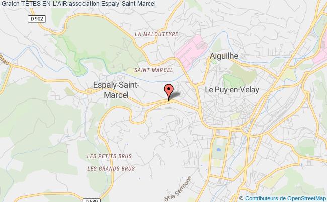 plan association TÊtes En L'air Espaly-Saint-Marcel