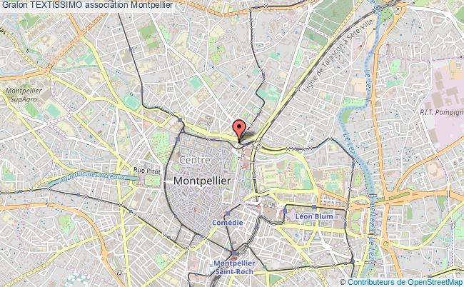 plan association Textissimo Montpellier
