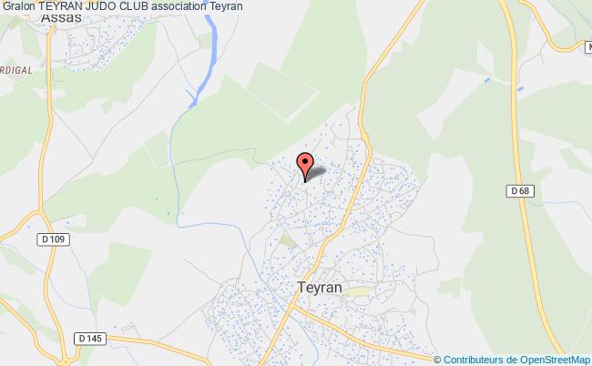 plan association Teyran Judo Club Teyran
