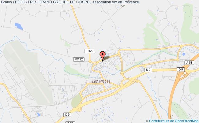 plan association (tggg) TrÈs Grand Groupe De Gospel Aix-en-Provence