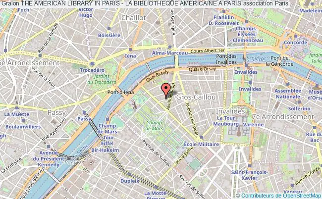plan association The American Library In Paris - La Bibliotheque Americaine A Paris Paris