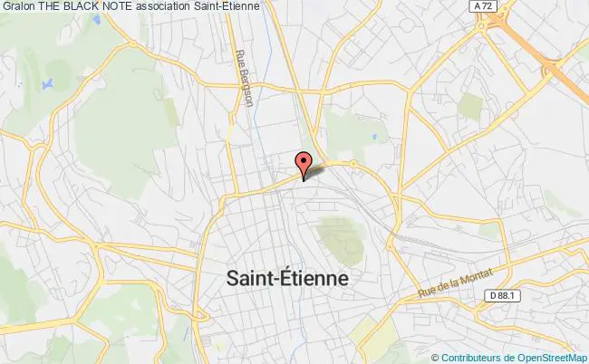 plan association The Black Note Saint-Étienne