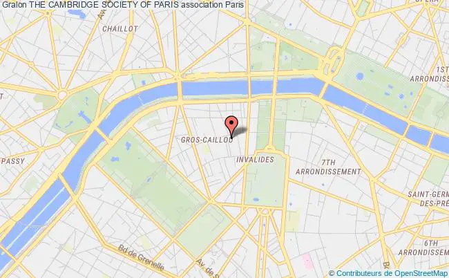 plan association The Cambridge Society Of Paris Paris