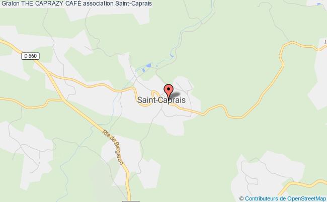 plan association The Caprazy CafÉ Saint-Caprais