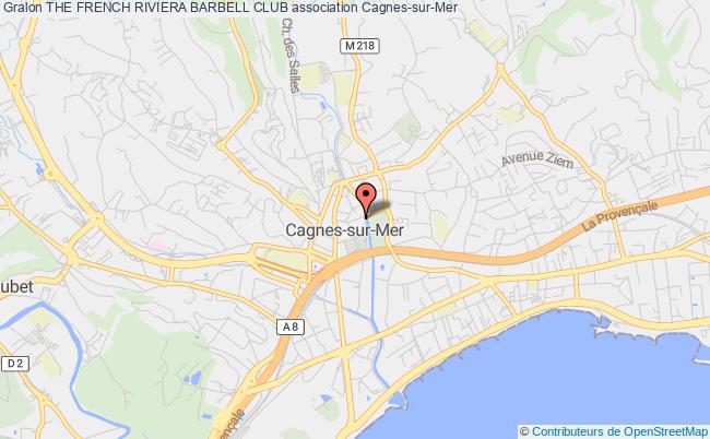 plan association The French Riviera Barbell Club Cagnes-sur-Mer
