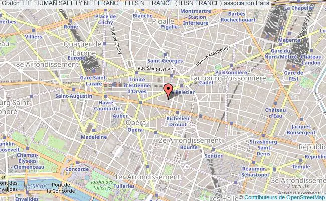 plan association The Human Safety Net France T.h.s.n. France (thsn France) Paris