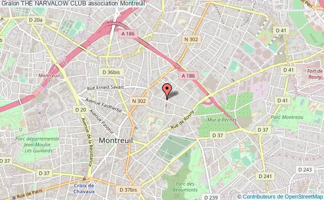 plan association The Narvalow Club Montreuil