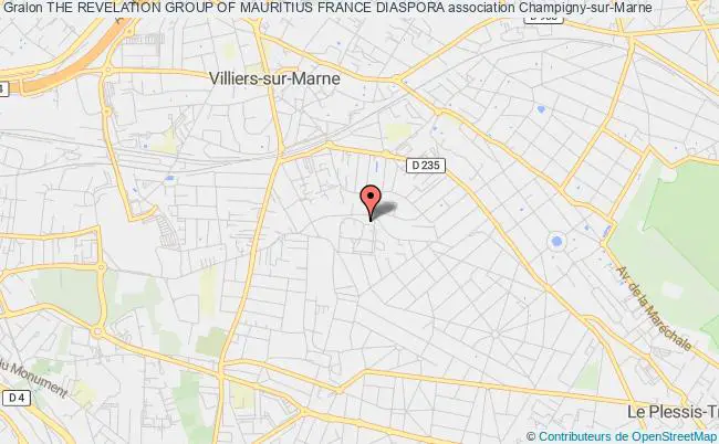 plan association The Revelation Group Of Mauritius France Diaspora Champigny-sur-Marne