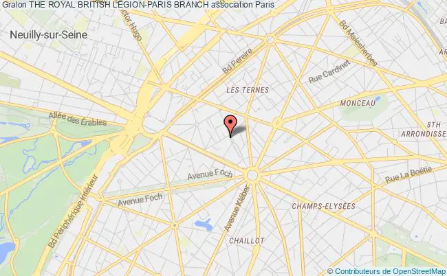 plan association The Royal British Legion-paris Branch Paris