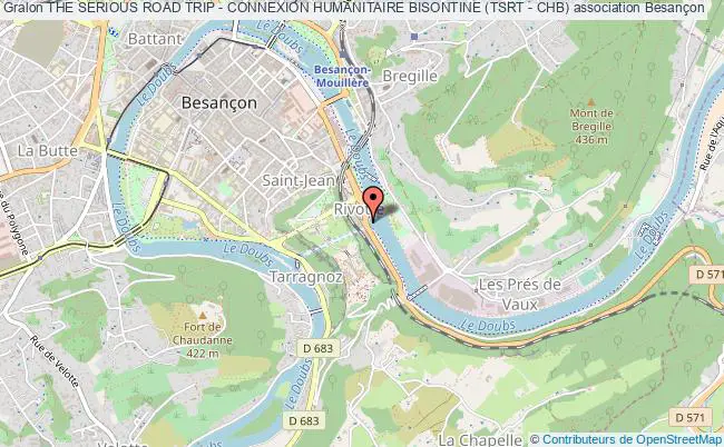 plan association The Serious Road Trip - Connexion Humanitaire Bisontine (tsrt - Chb) Besançon