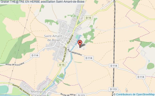 plan association The@tre En Herbe Saint-Amant-de-Boixe