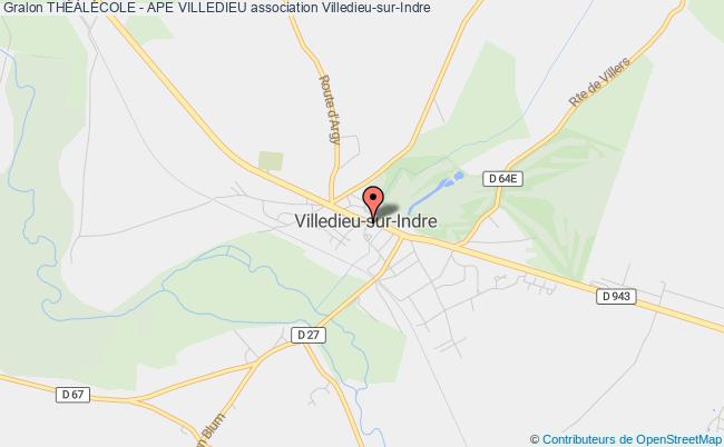 plan association ThÉÀlÉcole - Ape Villedieu Villedieu-sur-Indre