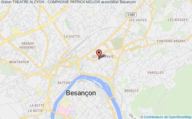 plan association Theatre Alcyon - Compagnie Patrick Melior Besançon