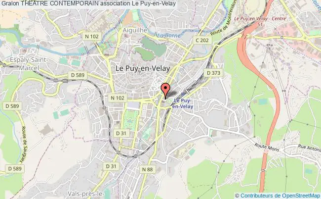 plan association Theatre Contemporain Le    Puy-en-Velay