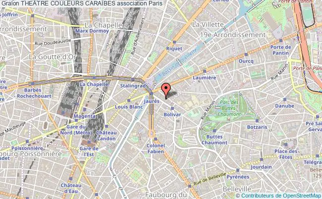 plan association TheÂtre Couleurs CaraÏbes Paris