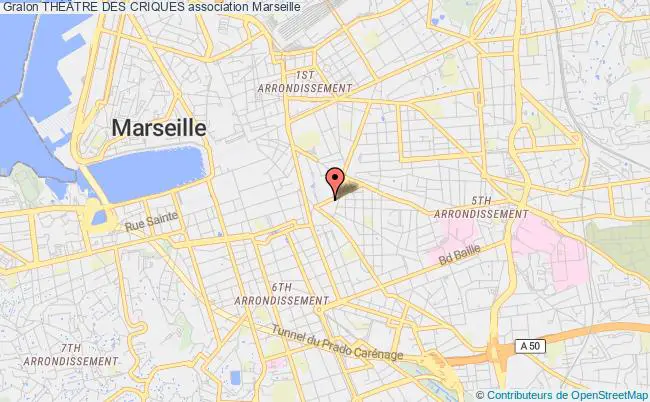plan association ThÉÂtre Des Criques Marseille 6