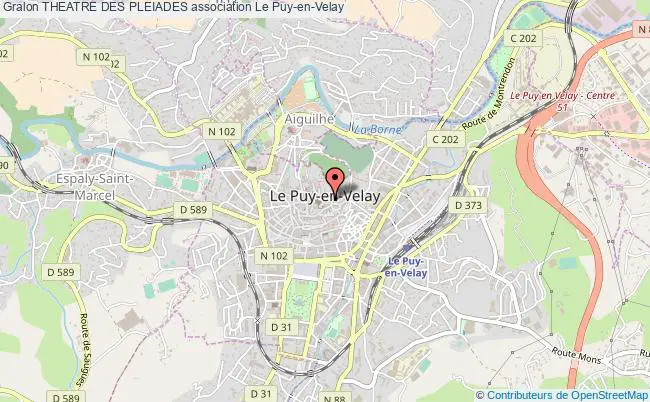 plan association Theatre Des Pleiades Le Puy-en-Velay