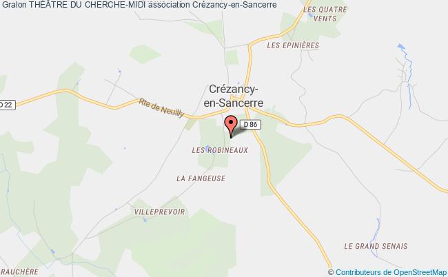 plan association ThÉÂtre Du Cherche-midi Crézancy-en-Sancerre