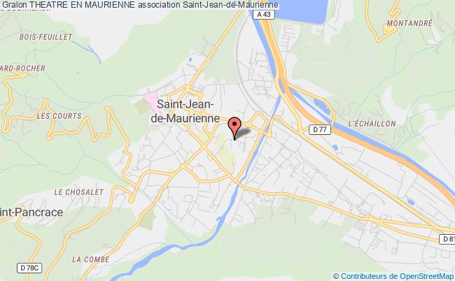 plan association Theatre En Maurienne Saint-Jean-de-Maurienne