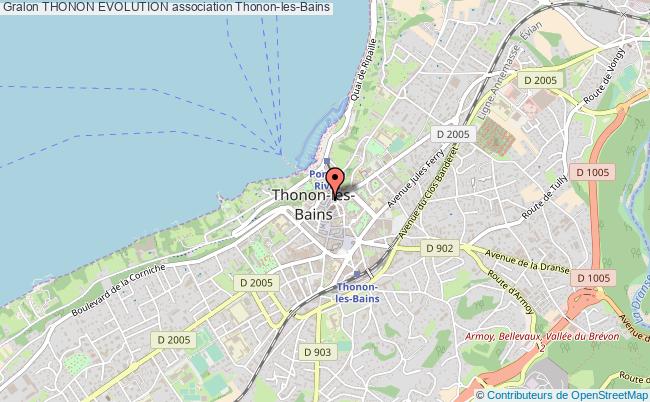plan association Thonon Evolution Thonon-les-Bains